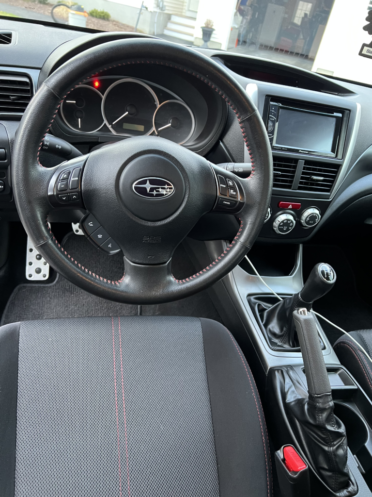 WRX cockpit